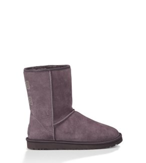 UGG® CLASSIC SHORT CRYSTAL BOW LOCOMOTIVE GREY