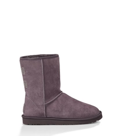 UGG® CLASSIC SHORT CRYSTAL BOW LOCOMOTIVE GREY