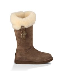 UGG PLUMDALE CHARM BOOTS ESPRESSO
