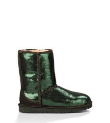 UGG® CLASSIC SHORT SPARKLES BOOTS FOREST NIGHT