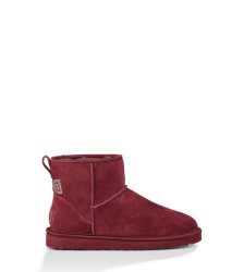UGG Classic Mini Crystal Bow OXBLOOD