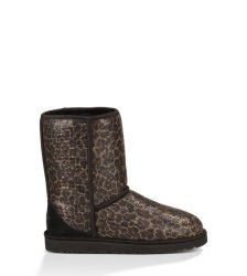 UGG® Classic Short Glitter Boots BLACK