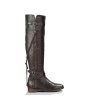 UGG NICOLETTA WEAVE BOOTS NERO