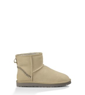 UGG® CLASSIC MINI DECO BOOTS STONE