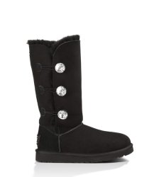 UGG Bailey Button Bling Triplet BLACK