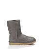 UGG Classic Short Leopard Boots Grey
