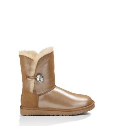 UGG® BAILEY BUTTON BLING SHIMMER CHESTNUT