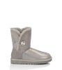 UGG BAILEY BUTTON BLING SHIMMER GREY