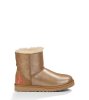 UGG SHINY CLASSIC MINI ZIP CANCER AWARENESS