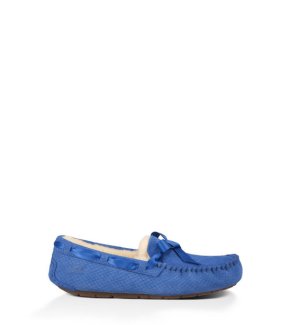 UGG® DAKOTA EXOTIC SCALES Slippers BLUE