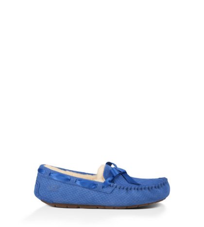 UGG® DAKOTA EXOTIC SCALES Slippers BLUE
