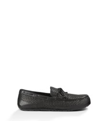 UGG CHESTER WOVEN SLIPPERS BLACK