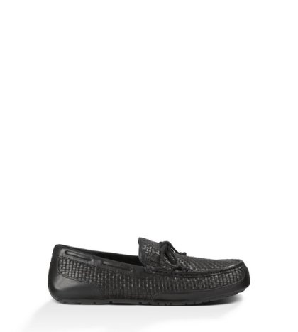 UGG CHESTER WOVEN SLIPPERS BLACK