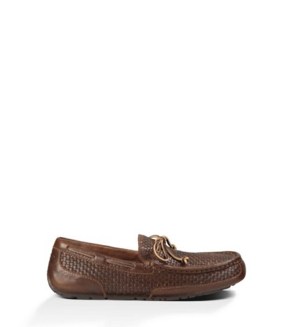 UGG CHESTER WOVEN SLIPPERS COGNAC