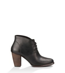 UGG MACKIE LEATHER FOOTWEAR BLACK