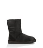 UGG CLASSIC SHORT CALF HAIR SCALES BLACK