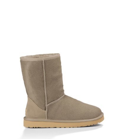 UGG® CLASSIC SHORT CALF HAIR SCALES OYSTER