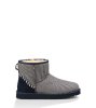 UGG CLASSIC MINI DECO STRIPE NAVY STRIPE