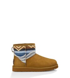 UGG Classic Mini Pendleton CHESTNUT