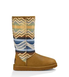 UGG Classic Tall Pendleton CHESTNUT