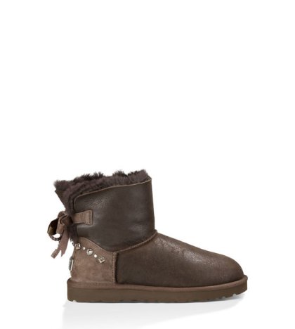 UGG® Mini Bailey Braid CHOCOLATE