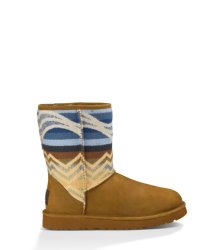 UGG Classic Short Pendleton CHESTNUT