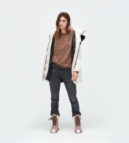 Women\'s UGG Belted Down Jacket POWDER