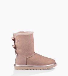 Women's UGG Bailey Bow II Metallic DUSK