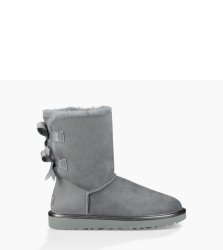 Women's UGG Bailey Bow II Metallic GEYSER