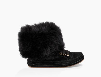 Women\'s UGG Antoine Fur BLACK
