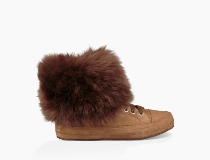 Women\'s UGG Antoine Fur CHESTNUT