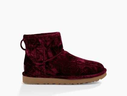 Women\'s UGG Classic Mini Crushed Velvet FIG