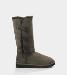 UGG® Bailey Button Triplet Boots Chocolate