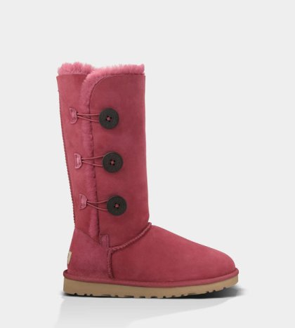 UGG Bailey Button Triplet Boots SANGRIA
