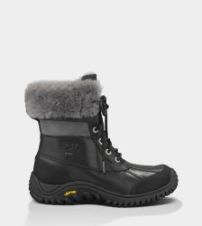 UGG® Adirondack Boot II - Leather BLACK/GREY