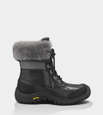UGG® Adirondack Boot II - Leather BLACK/GREY