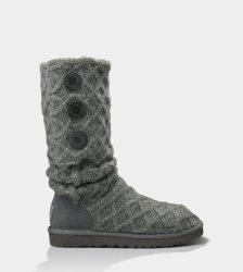 UGG® Lattice Cardy Boots CHARCOAL