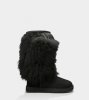 UGG TALL SHEEPSKIN CUFF BOOT BLACK