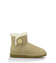 UGG® MINI BAILEY BUTTON BOOTS SAND