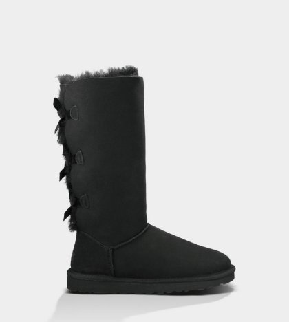 UGG Bailey Bow Tall Boots Black