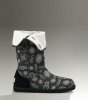 UGG Lo Pro Denim Jacquard Boots Black