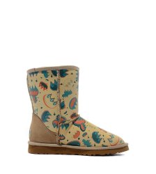 UGG Classic Short Graffiti Boots Chestnut