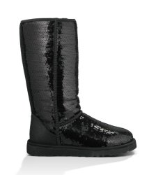 UGG Classic Tall Sparkles BLACK