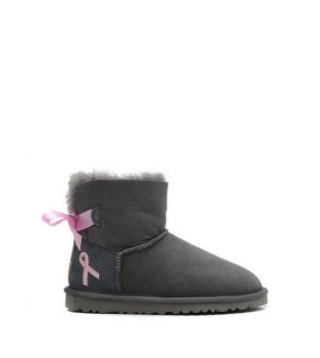 UGG MINI BAILEY BOW BOOTS Grey