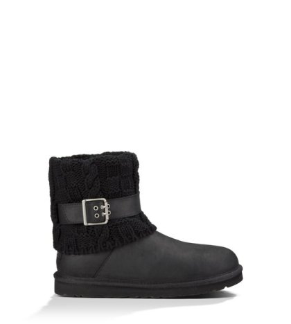 UGG® Cassidee Leather BLACK