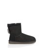 UGG® Mini Bailey Knit Bow Boots BLACK