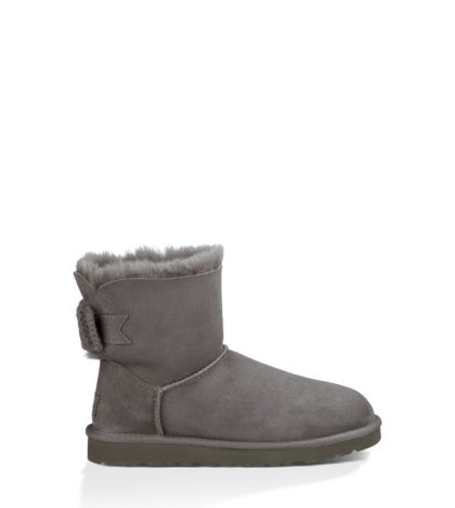 UGG® Mini Bailey Knit Bow GRANITE