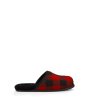 UGG Scuff Plaid Slippers REDWOOD