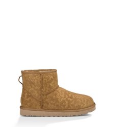 UGG Classic Mini Metallic Conifer CHESTNUT