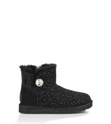 UGG Mini Bailey Button Bling Constellation BLACK